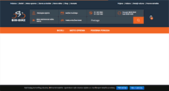 Desktop Screenshot of bim-bike.hr
